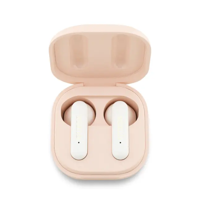 Guess 4G Metal Logo TWS Wireless Earphones Pink 2