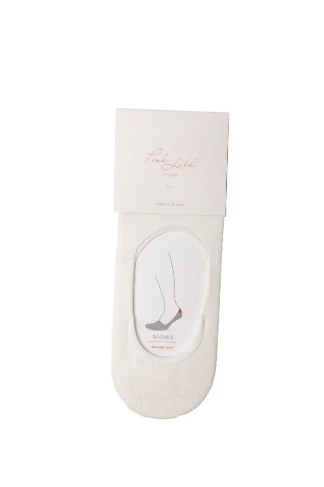 SC-W100-265 - White - SOCKS INVISIBLE WOMEN - O/S 36-40 2
