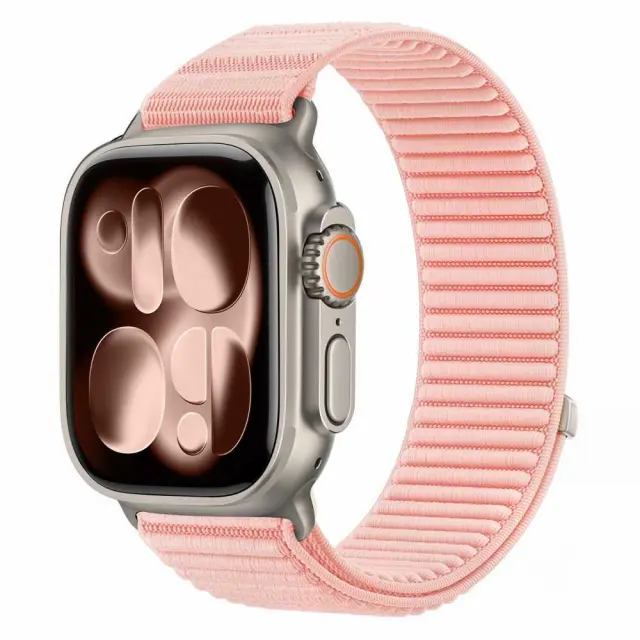 Tech-protect Nylonloop Apple Watch 8 / 9 / 10 / 11 / 12 / Se (40 / 41 / 42 Mm) Blush Pink