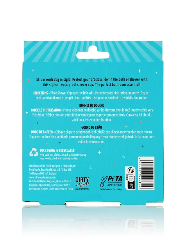 Dirty Works High & Dry Shower Cap 2