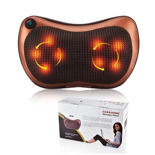 CHM 8028 Μαξιλάρι Μασάζ Shiatsu για τον Αυχένα με Λειτουργία Θέρμανσης