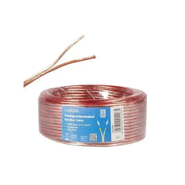 LogiLink Καλώδιο Ήχου 10m 48x0.20mm (CA1079)