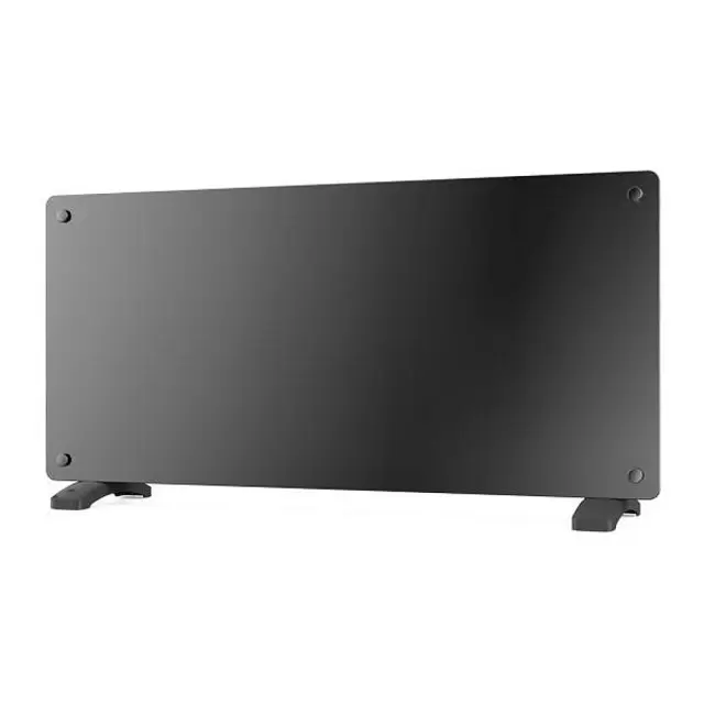 Θερμαντικό Πάνελ Γυάλινο EUROLAMP 300-41601 Μαύρο 2000W