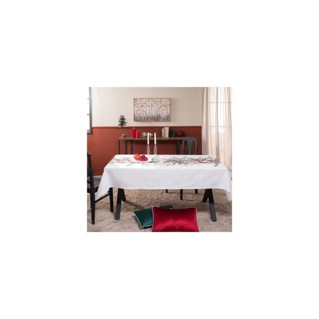 Χριστουγεννιάτικη Τραπεζομάντηλο Teoran Witten - 140x260cm 2