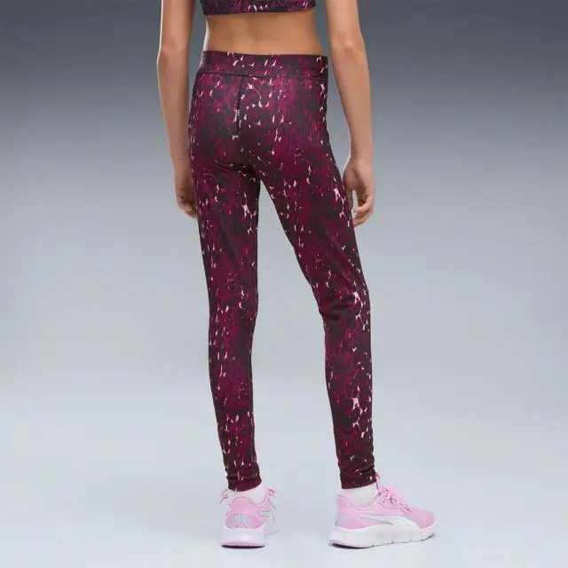 Puma Girl's TAD Essentials Allover Print Tights Φούξια 529282-41 (Puma) 2