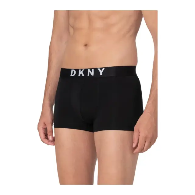 DNKY Ανδρικό Boxer Modal New York Trunks - Τριπλό Πακέτο, Χρώμα Μαύρο - S 2
