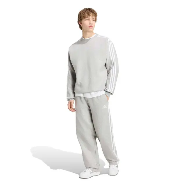 adidas Sportswear Men's 3Stripes Fleece Sweatshirt Γκρι KY4158 (adidas Sportswear) 3