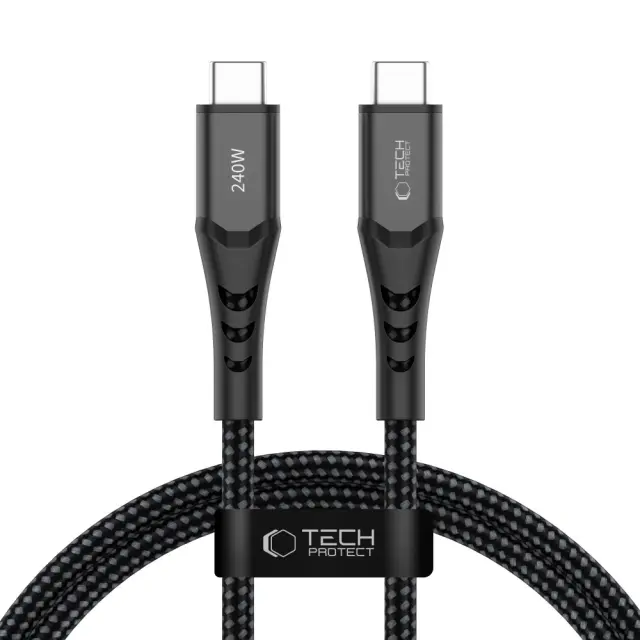 Tech-protect Ub11t Ultraboost Type-c Cable Pd 100w / Qc3.0 100cm Black
