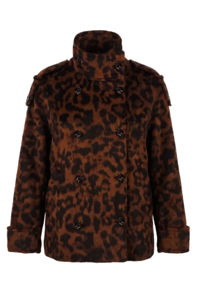 Funky Buddha γυναικείο ημίπαλτο peacoat loose fit FBL014-129-01-1