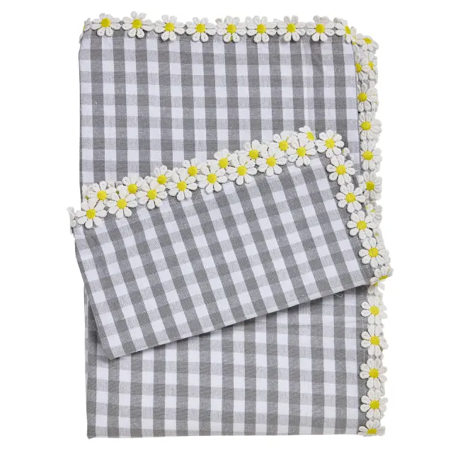 DAS HOME ΖΑΚΑΡ ΤΡΑΠΕΖΟΜΑΝΤΗΛΟ 140Χ180 0918 GREY