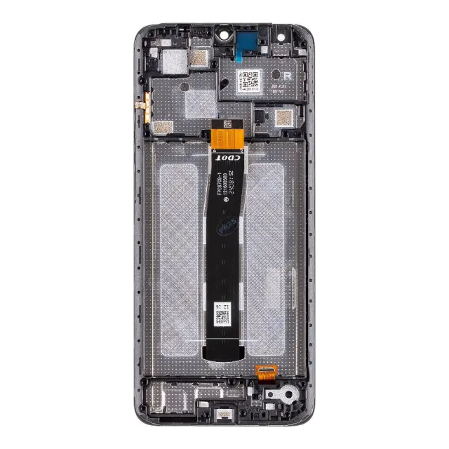 LCD Display + Touch Unit + Front Cover for Xiaomi Redmi 12C Black (Service Pack) 2