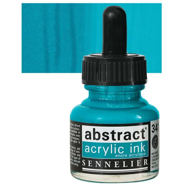 Sennelier Abstract Ακρυλικό Μελάνι 341 Turquoise - 30ml
