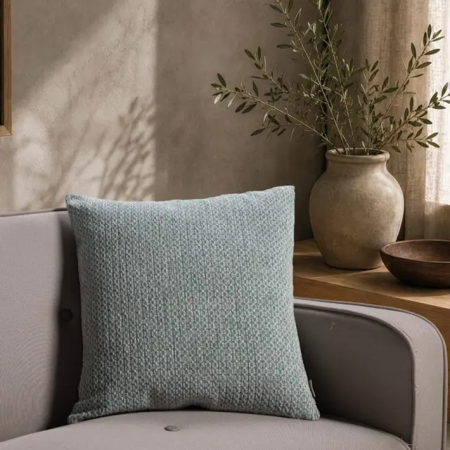 Μαξιλαροθήκη Richmond 13 Mint TEORAN 50x50cm με γέμιση