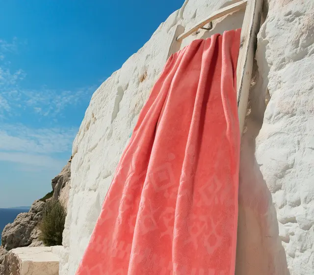 Nef-Nef Homeware Πετσέτα Θαλάσσης Trivian 80x160 Coral 2