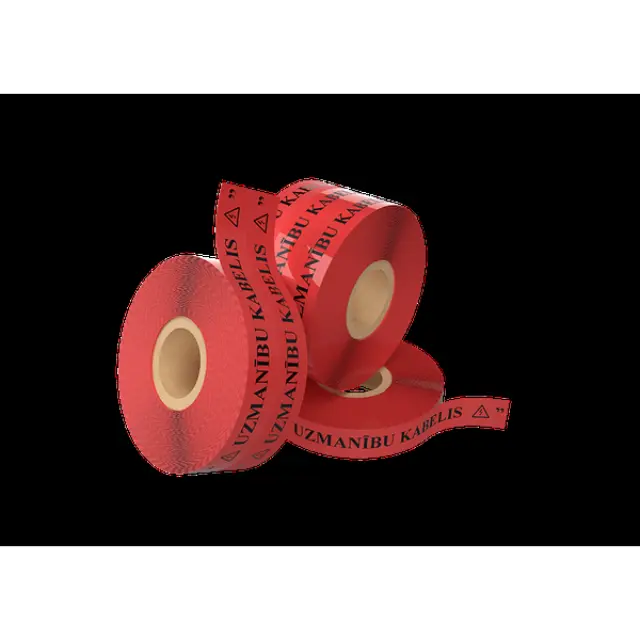Warning Tape "CAUTION Cable" 40mm red250