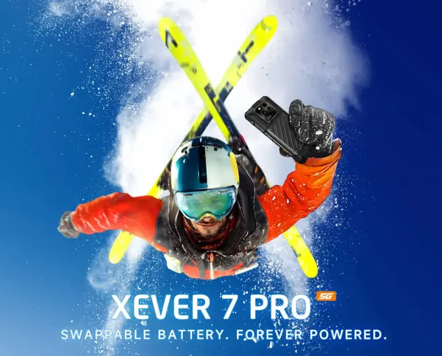RUGONE smartphone Xever 7 Pro με θερμική εικόνα, 6.67", 12/512GB, 5G, 5550mAh, IP68/IP69K/MIL-STD-810H, μαύρο 2
