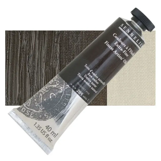 Sennelier Λάδι Finest Artists Oil 205 Raw Umber - 40ml