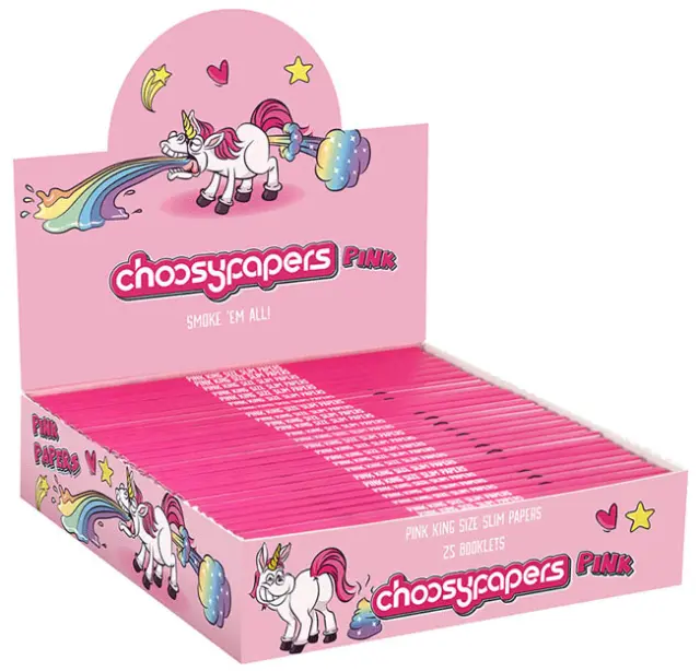Choosypapers Χαρτάκια King Size Slim 32φ. - Puking Unicorn 3