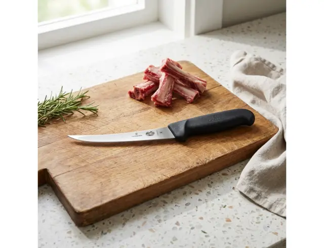 Μαχαίρι Ξεκοκαλίσματος Victorinox Fibrox με μήκος λεπίδας 15cm - Black5.6603.15
