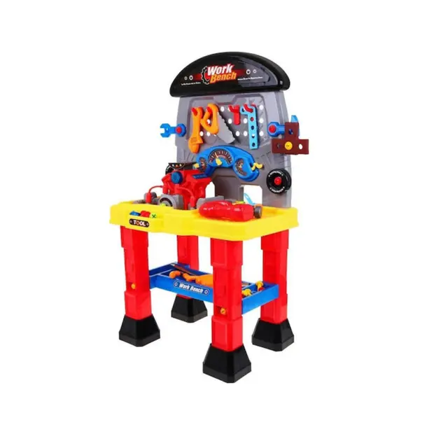 Bohui Toys Παιδικός Πάγκος Εργαλείων με Ρεαλιστικά Εργαλεία 3+ 3801005602780 2
