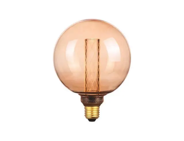 Λάμπα LED G125 Eurolamp (147-81823) για ντουί E27, 3.5W, 2000Κ, Θερμό Λευκό147-81823