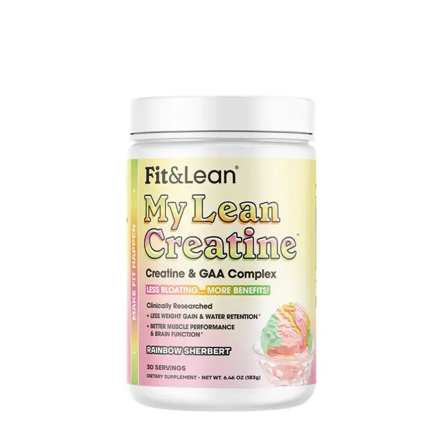 Fit & Lean My Lean Creatine Rainbow Sherbert, 183 g