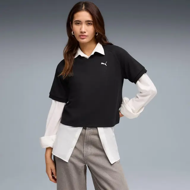 Puma Class Relaxed Pinnacle T-Shirt (691872-01) - Μαύρο