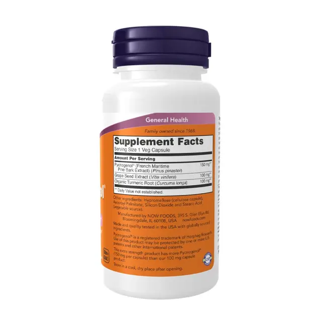 Now Foods Pycnogenol, Extra Strength 150 mg Veg Capsules 2