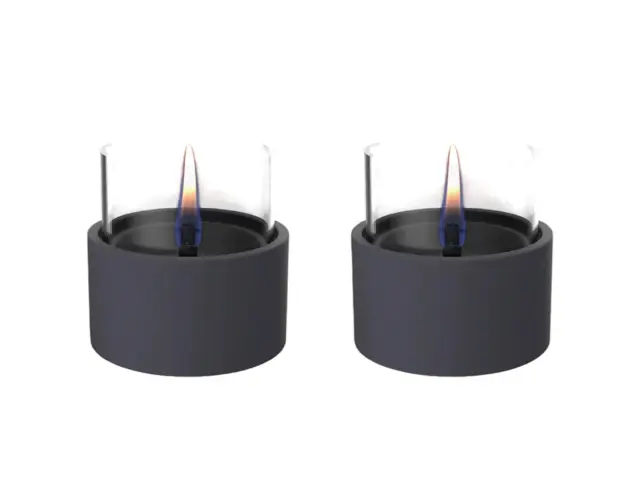 Σετ Duo Pack Επιτραπέζιες Εστίες Φωτιάς Breeze 10 Tenderflame με διάρκεια καύσης 4 - 5 ώρες, χωρητικότητα δεξαμενής 200ml και διαστάσεις 11x10.7cm - Black - 2 τεμάχια TF-600056