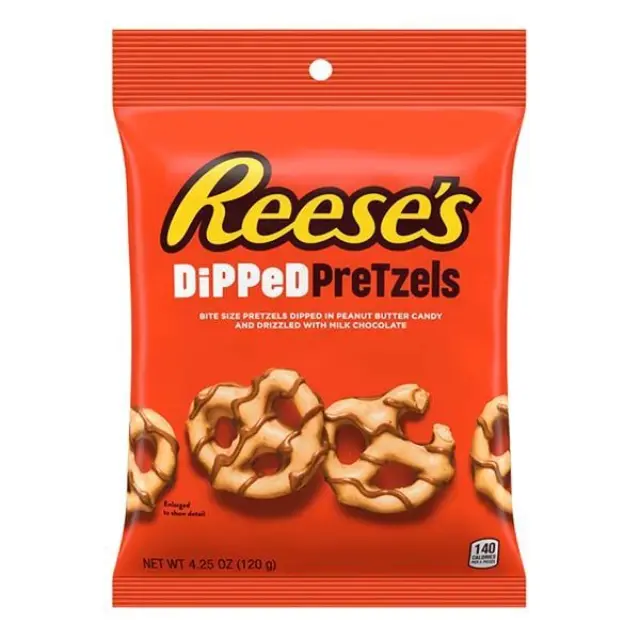 Reese's Dipped Pretzels 120gr (ΠΡΟΣΟΧΗ! Λιώνει!)