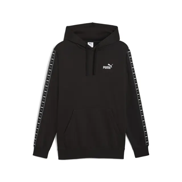 Puma Essentials Tape Fleece Hoodie (684675-01) - Μαύρο