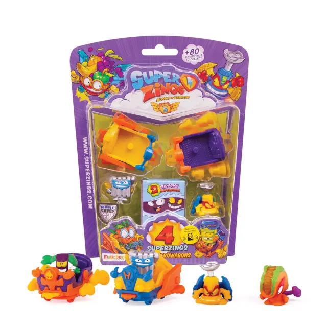 AS Superzings: Rivals of Kaboom - 4 Superzings + 2 Aerowagons (Random) (1013-61604) 3
