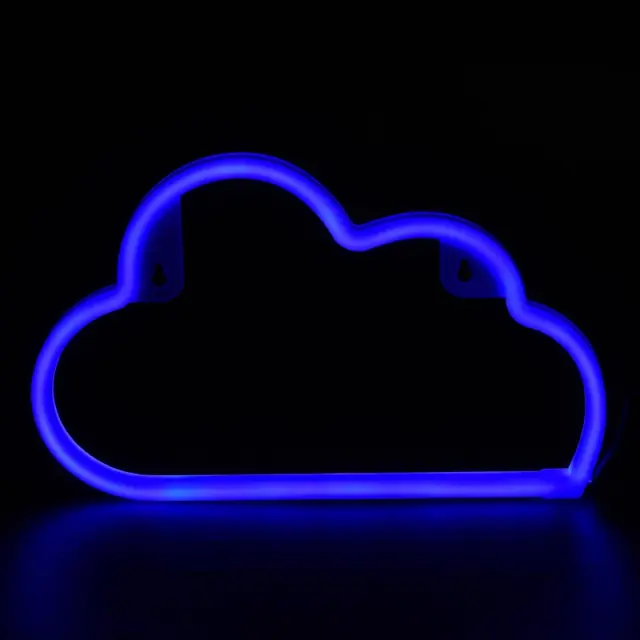 AcaLight Offer ΣΥΝΝΕΦΟ, 48 NEON LED ΛΑΜΠΑΚΙΑ ΜΕ ΜΠΑΤΑΡΙΑ (3xAA)/USB, ΜΠΛΕ, IP20, 29.5x2x18.5cm