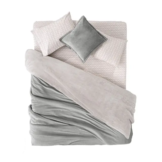 Σετ Κουβέρτα Fleece King Size και Μαξιλαροθήκη Διακόσμησης Guy Laroche Velvet Vison 250x240