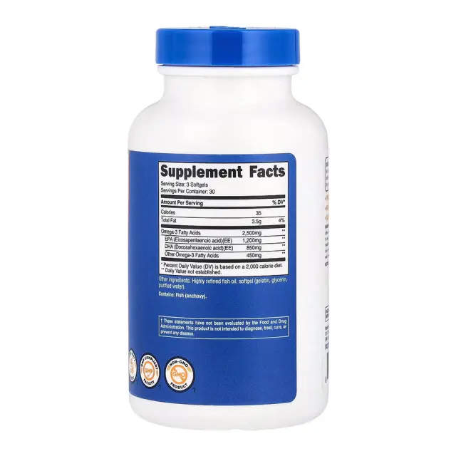 Nutricost Omega-3 2500 mg 2
