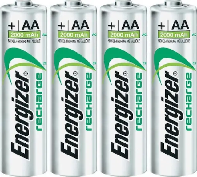 Energizer Power Plus Επαναφορτιζόμενες Μπαταρίες AA Ni-MH 2000mAh 1.2V 4τμχ Προφορτισμένες Υψηλής Απόδοσης 2