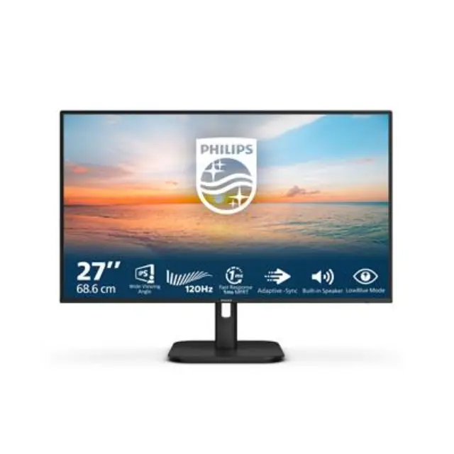 Philips 27E1N1200A/00 computer monitor 68.6 cm (27") 1920 x 1080 pixels Full HD LCD Black