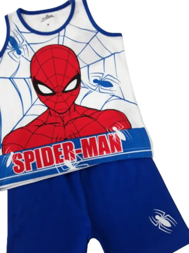 Πιτζάμα Αμάνικη Καλοκαιρινή Spiderman Light Blue 80102040010 - 24 M (92cm) 3