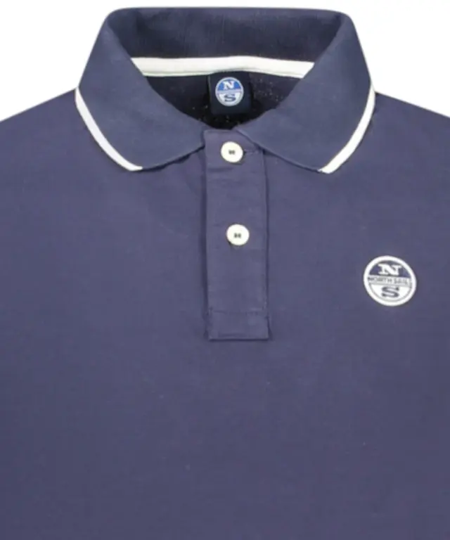 North Sails - Ανδρικό T-shirt Κοντομάνικο Polo 995012-000-0802 Μπλε Σκούρο 3