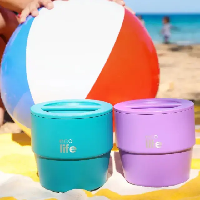 Ecolife® -Στρογγυλό Θερμός Φαγητοδοχείο 750ml- Teal. 3