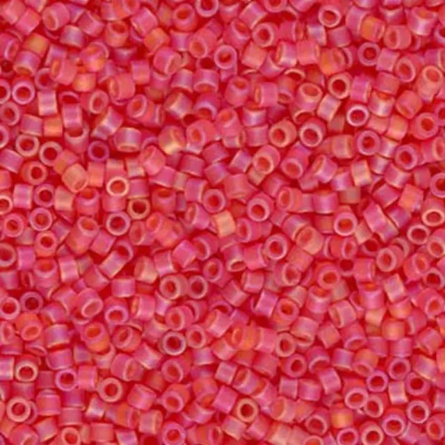 Χάντρα Miyuki Delica 11/0 - DB856 - Matte Light Red AB ~7gr