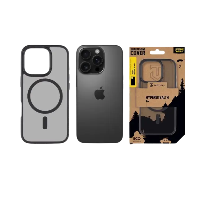 Tactical MagForce Hyperstealth Cover for Apple iPhone 16 Pro Asphalt 3