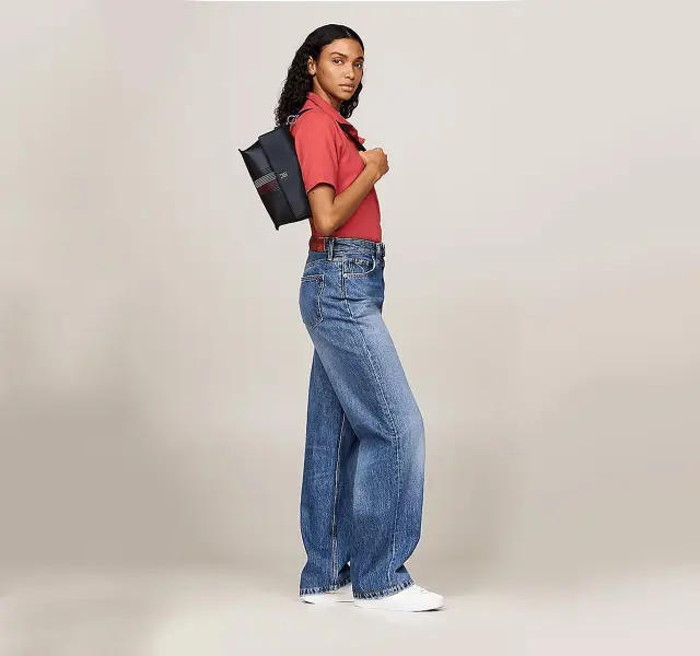 Γυναικεία Τσάντα Ώμου Χιαστί Tommy Hilfiger AW0AW16795 DW6 Μπλε Μπλε - One Size 2