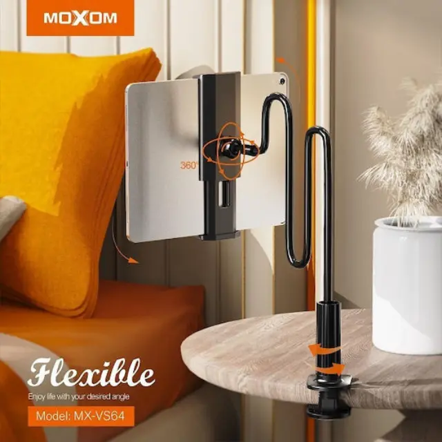 Moxom MX-VS64 Βάση Tablet με Βραχίονα σε Μαύρο χρώμα 3