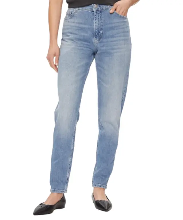 Calvin Klein - Γυναικείο Παντελόνι Mom Jeans J20J222764-1AA Μπλε