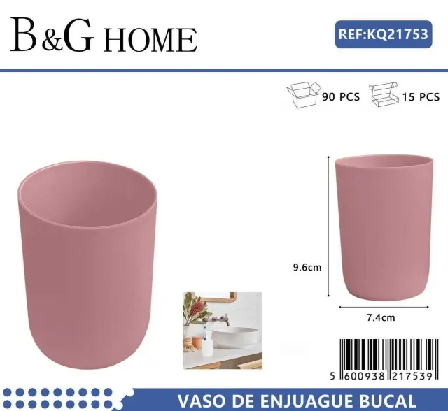 Θήκες οδοντόβουρτσας πλαστικές σε σετ 5Χ - Pink - 21753 2