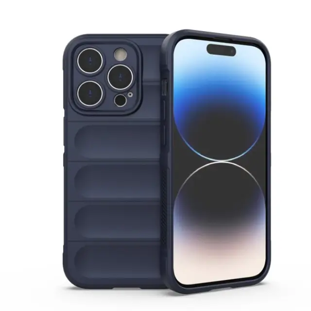 Magic Shield Εύκαμπτη Θήκη για iPhone 14 Pro - Μπλε