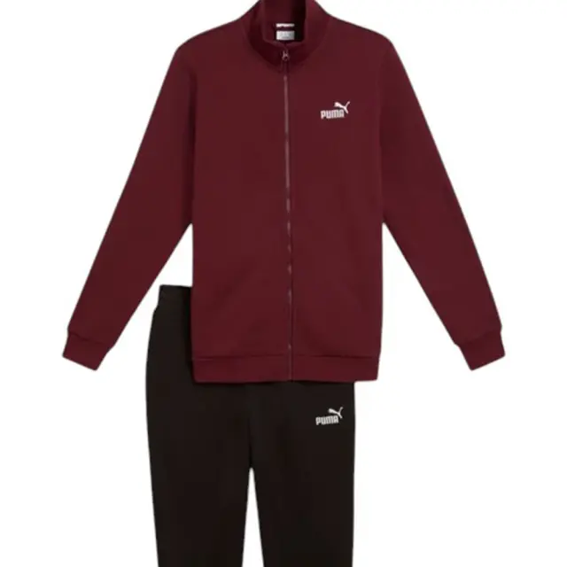 Puma Essentials Fleece Sweat Suit (688175-96) - Μπορντό - S 3