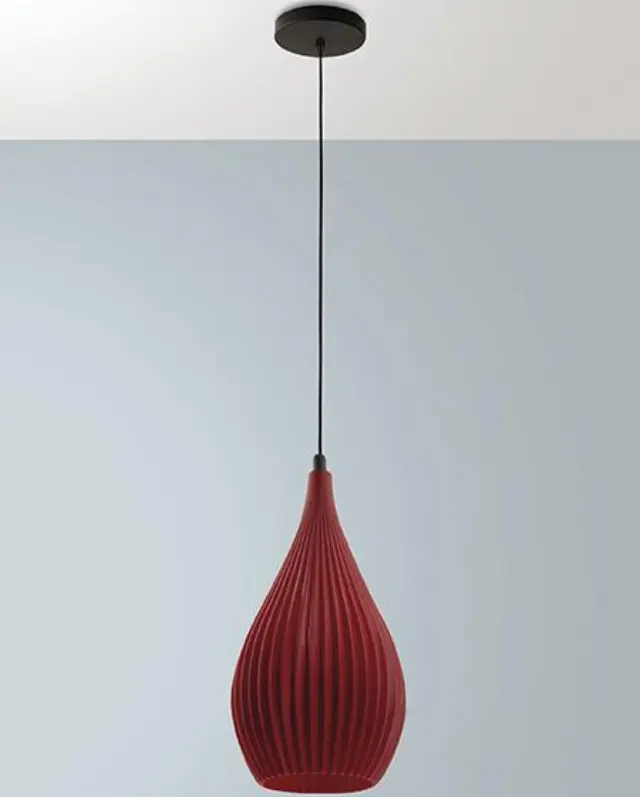Lisa 3759-40 φωτιστικό μονόφωτο Burgundy