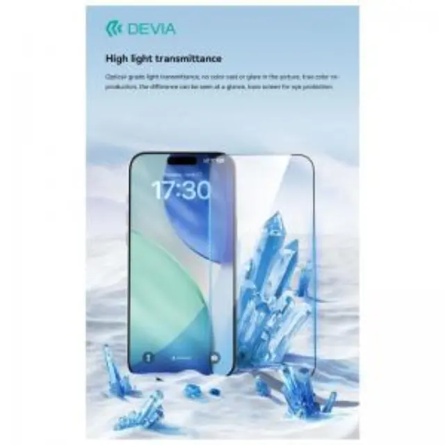 Tempered Glass Crystal Diamond Hardness Devia Apple iPhone 18 Pro Max/ 17 Pro Max με Βοηθητικό Εργαλείο Van Μαύρο (1 τεμ.) N69957 3